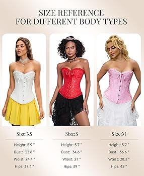 Corset Tops for Women, Bustier Shapewear Lingerie, Fashion